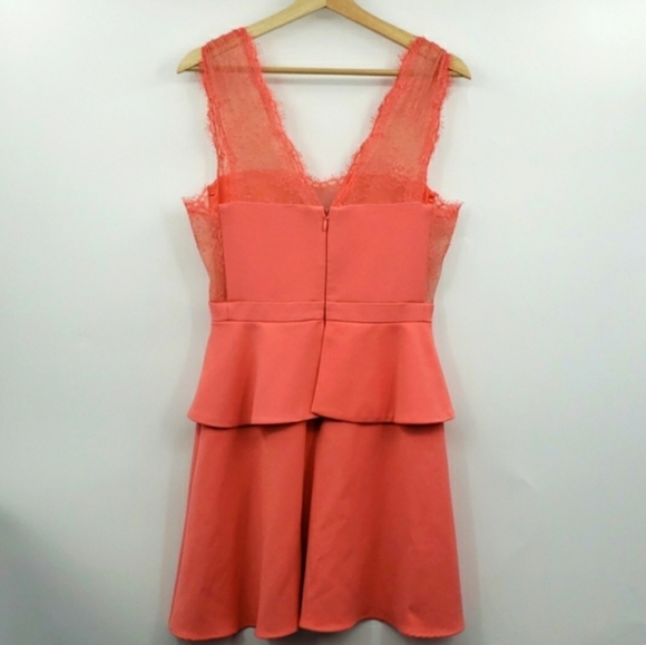BCBGMAXZRIA pink peplum dress - Picture 7 of 10